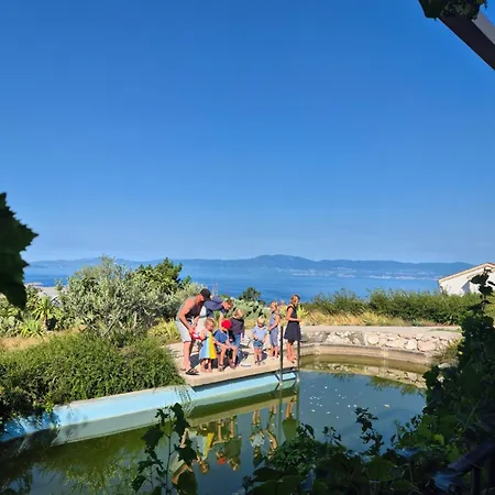 Lejlighed Suzi - Family Farm With Donkeys, Pool And Sea View Near Rijeka Šmrika